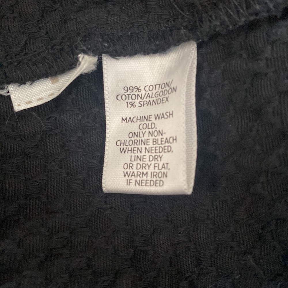 5/$10 Loft black cotton shorts Women’s size 00 - Picture 4 of 8